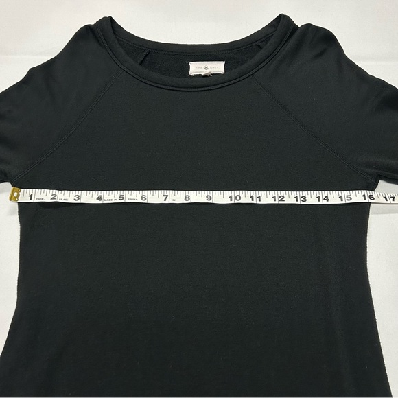 Lou & Grey Womens Long Sleeve Midi Dress Size S Jersey Knit Popover Career Black - Picture 5 of 11